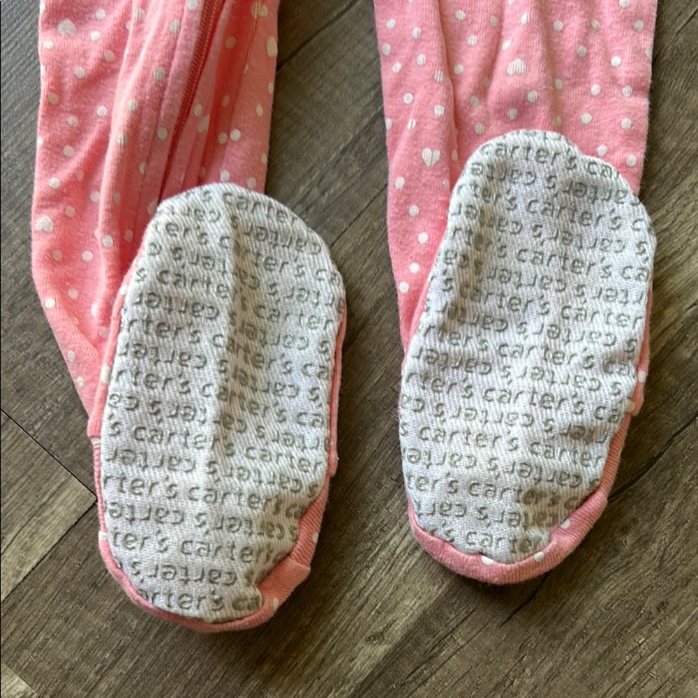 **LAST CHANCE!! Carter’s Pink Polka Dot Bunny Zip Up Bundle Size 18 Months - Picture 13 of 14